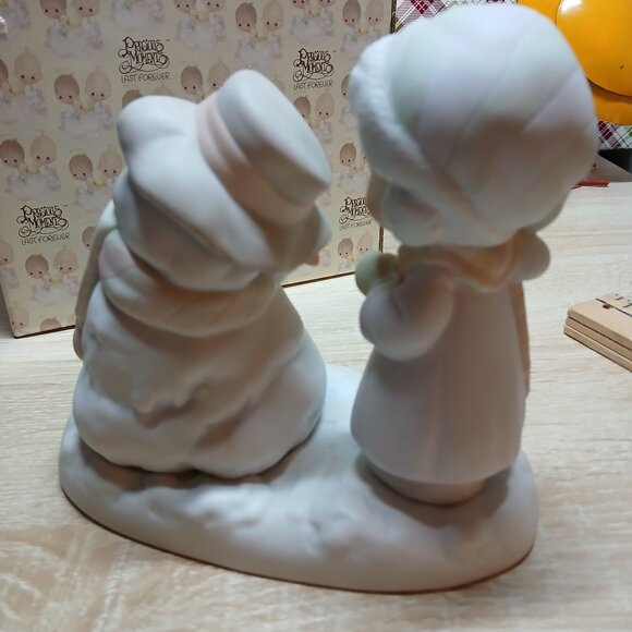 NWT Precious Moments We're Going to Miss You Christmas Holiday Ceramic Figurine - Picture 10 of 16